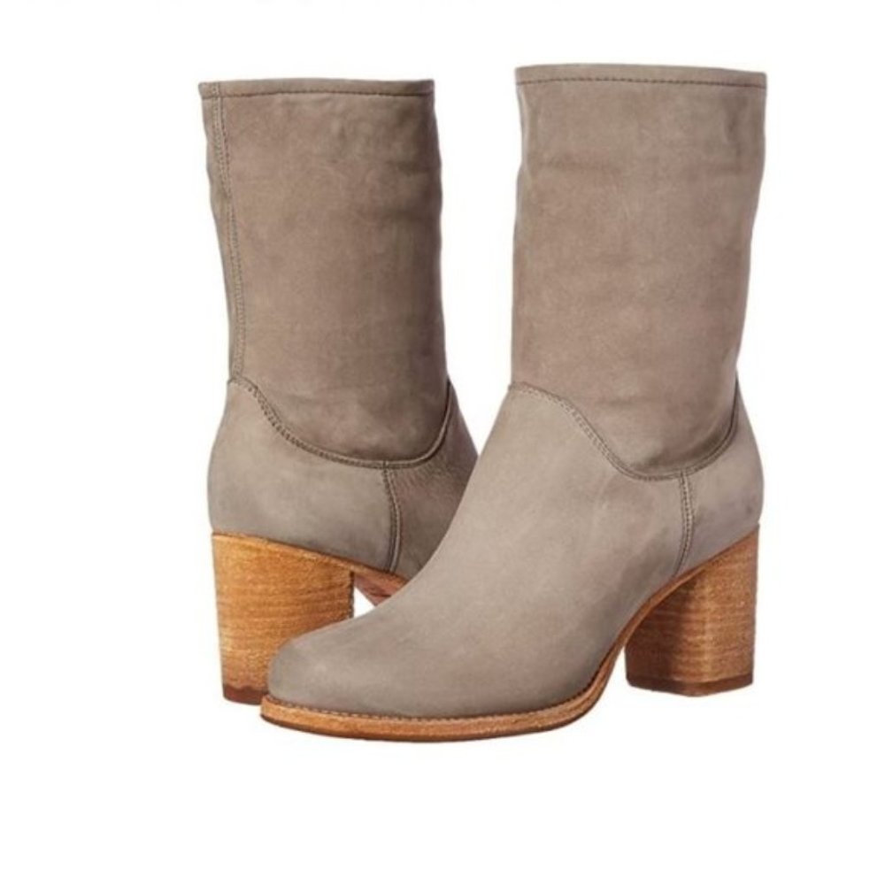 FRYE ADDIE SUEDE LEATHER HEELS BOOTS